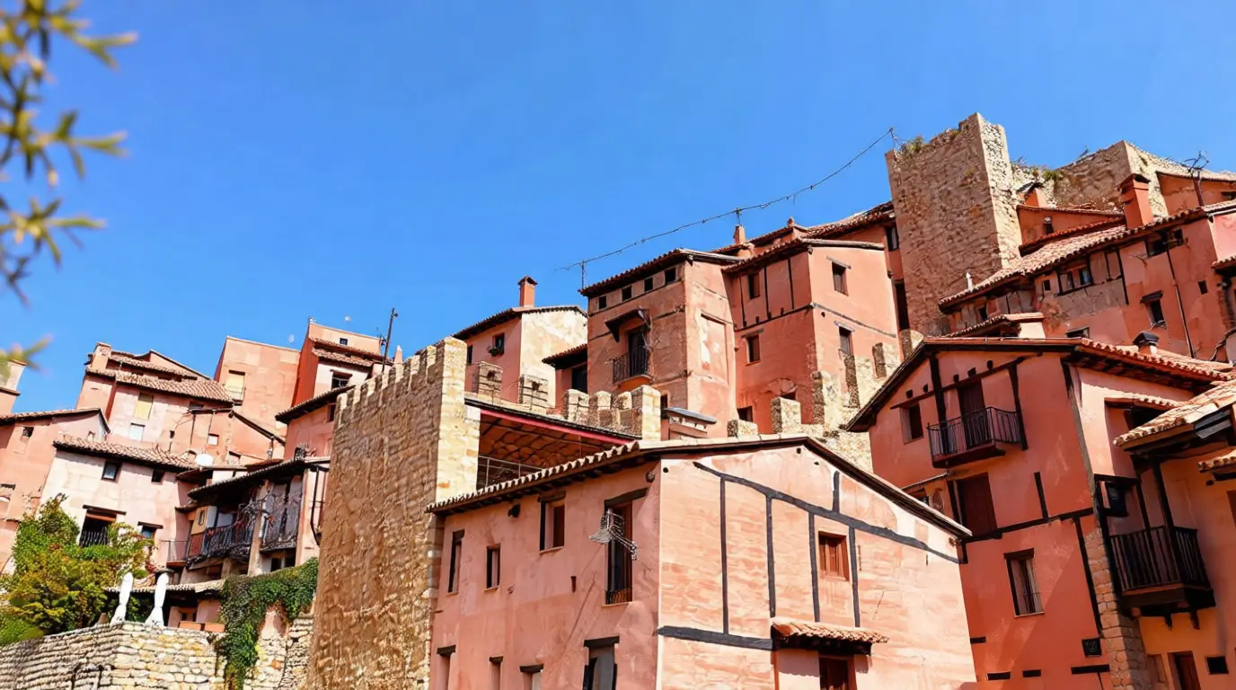 Albarracín, le labyrinthe de pierre rose en Espagne