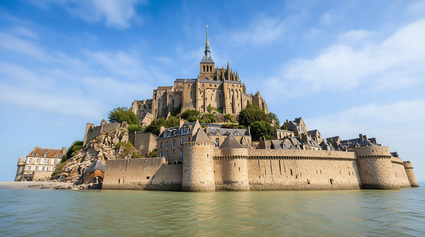 Le Mont-Saint-Michel et sa magie entre deux eaux