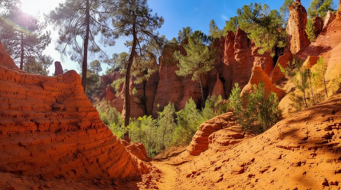 Le Sentier des Ocres, un petit air de Colorado en Provence