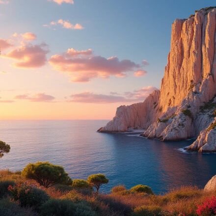 Explorez la falaise de Leucate, un joyau naturel offrant des paysages à couper le souffle et une biodiversité exceptionnelle. Parfait pour les amoureux de la nature et les aventuriers.