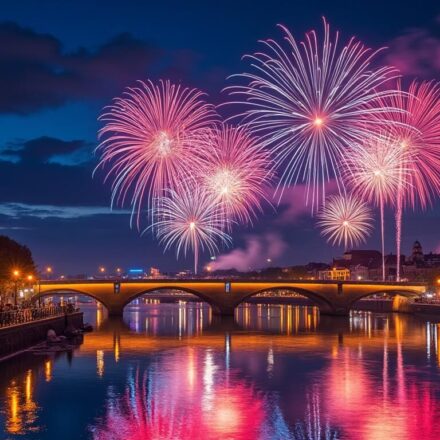 Découvrez le calendrier complet des feux d'artifice à Toulouse et ne manquez aucun spectacle pyrotechnique dans la région.