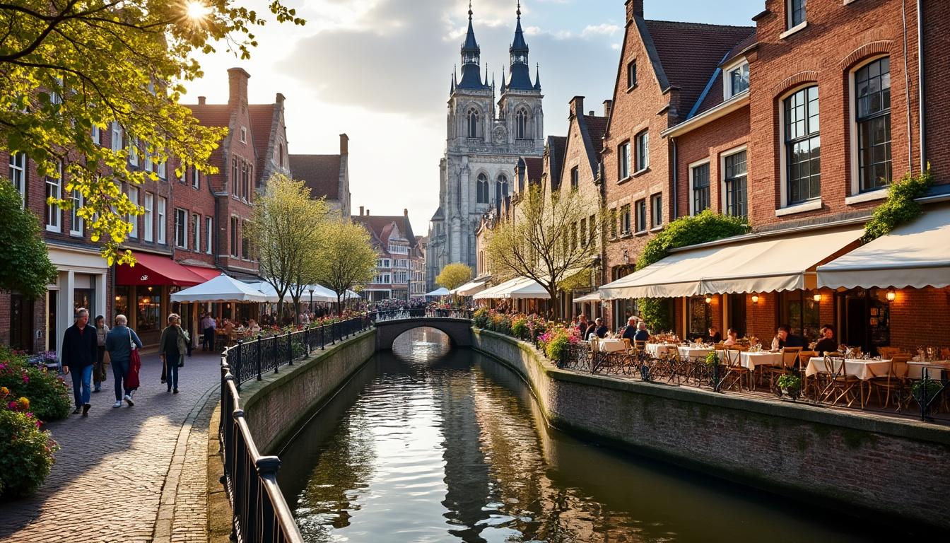 découvrez gand, une charmante ville portuaire en belgique, riche en histoire, culture et sites à visiter incontournables.