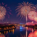 Découvrez les plus beaux feux d'artifice à Nantes, un spectacle pyrotechnique exceptionnel qui illumine le ciel et émerveille petits et grands.