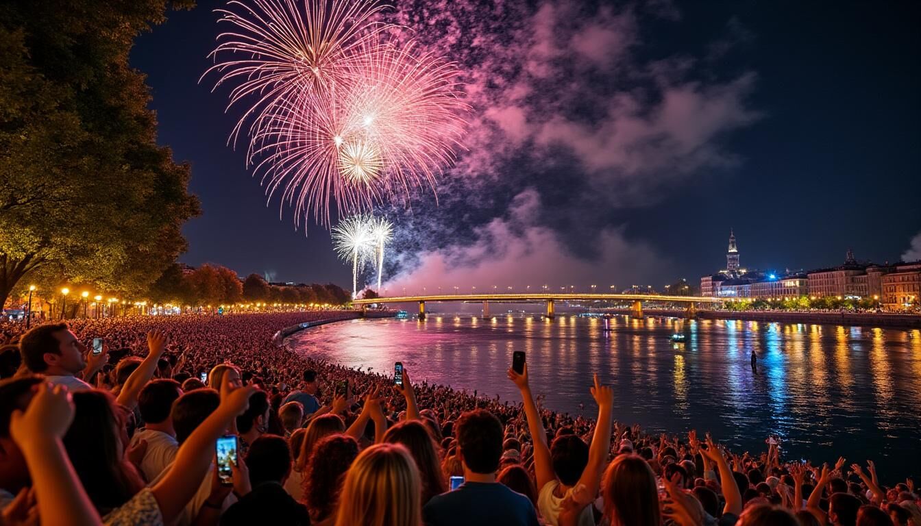Découvrez le calendrier des feux d'artifice à Toulouse et ne manquez aucun spectacle pyrotechnique dans la région. Dates, lieux et événements à venir pour profiter pleinement des illuminations nocturnes.