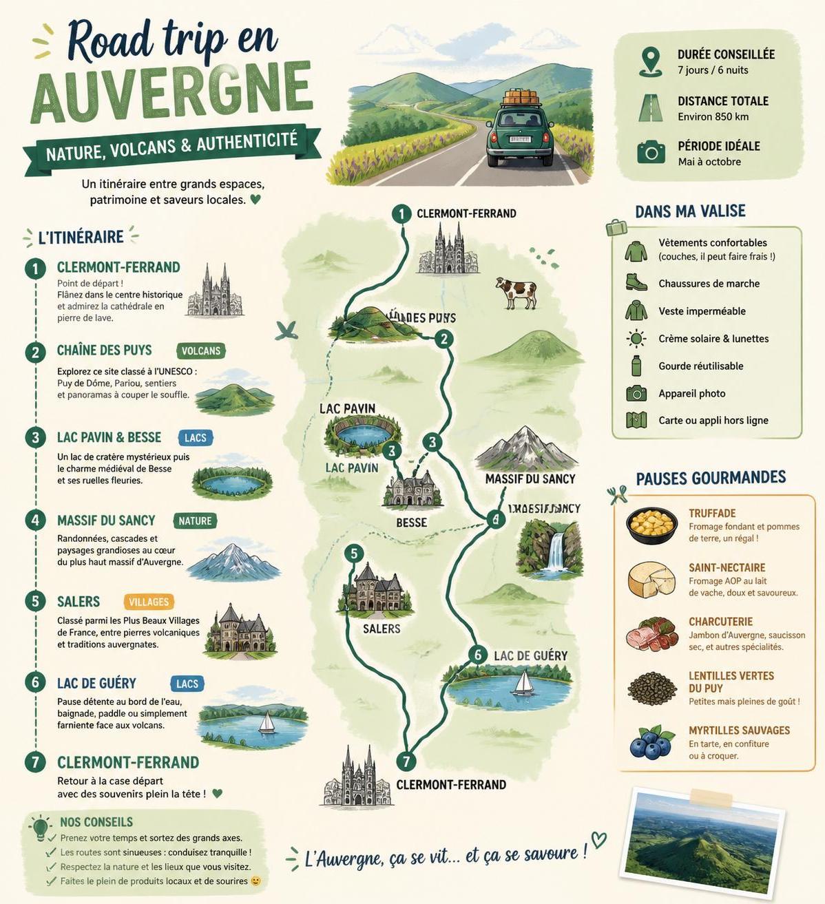 découvrez l'auvergne, ses volcans majestueux, ses paysages époustouflants et les incontournables à visiter. guide complet pour un voyage inoubliable.