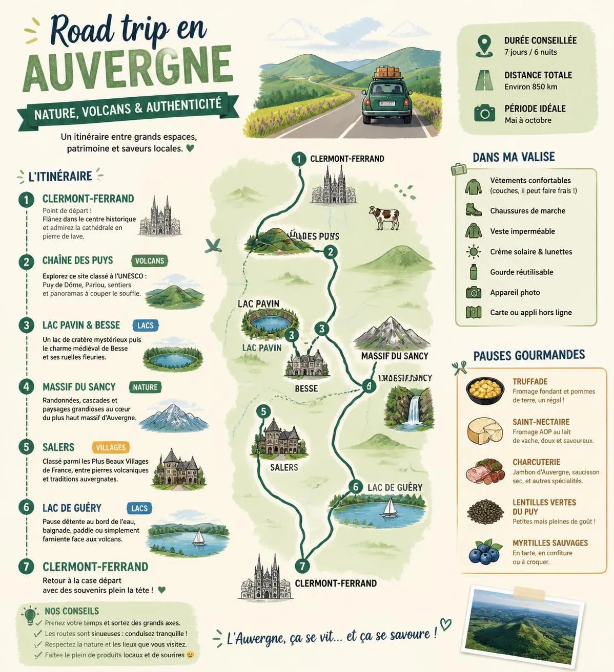 découvrez l'auvergne, ses volcans majestueux, ses paysages époustouflants et les incontournables à visiter. guide complet pour un voyage inoubliable.
