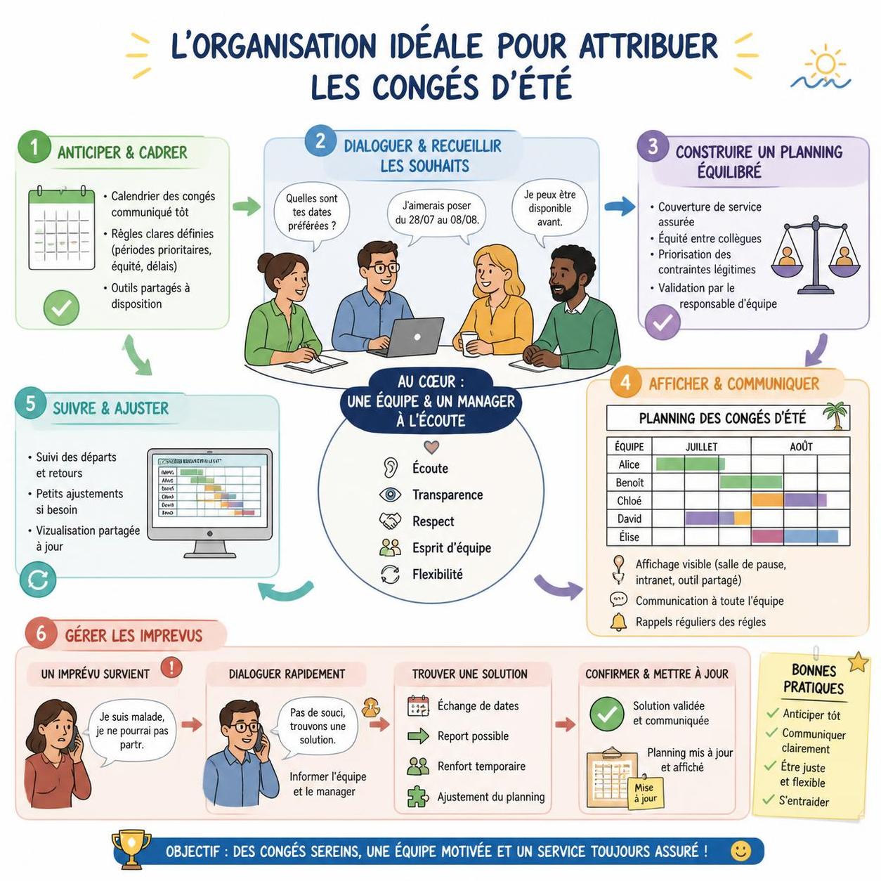 découvrez comment gérer les conflits estivaux entre collègues concernant la priorité des congés : avantages et droits des parents versus célibataires en entreprise.