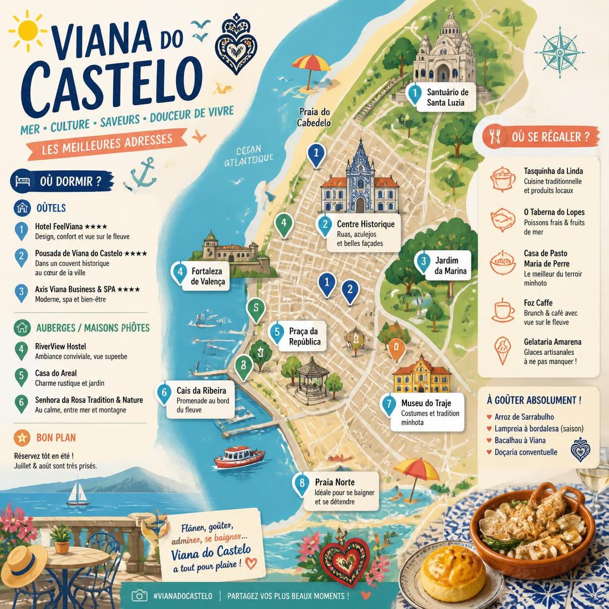 explorez viana do castelo, un joyau authentique du nord du portugal, alliant paysages naturels, patrimoine historique et culture locale pour une expérience inoubliable.
