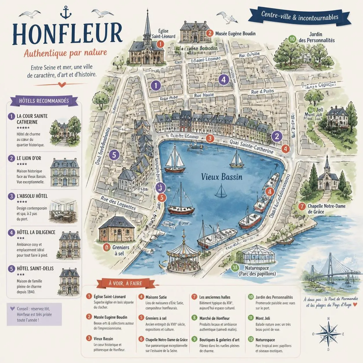 explorez notre sélection des meilleurs hôtels à honfleur pour vivre un séjour inoubliable alliant confort, charme et authenticité au cœur de cette magnifique ville normande.