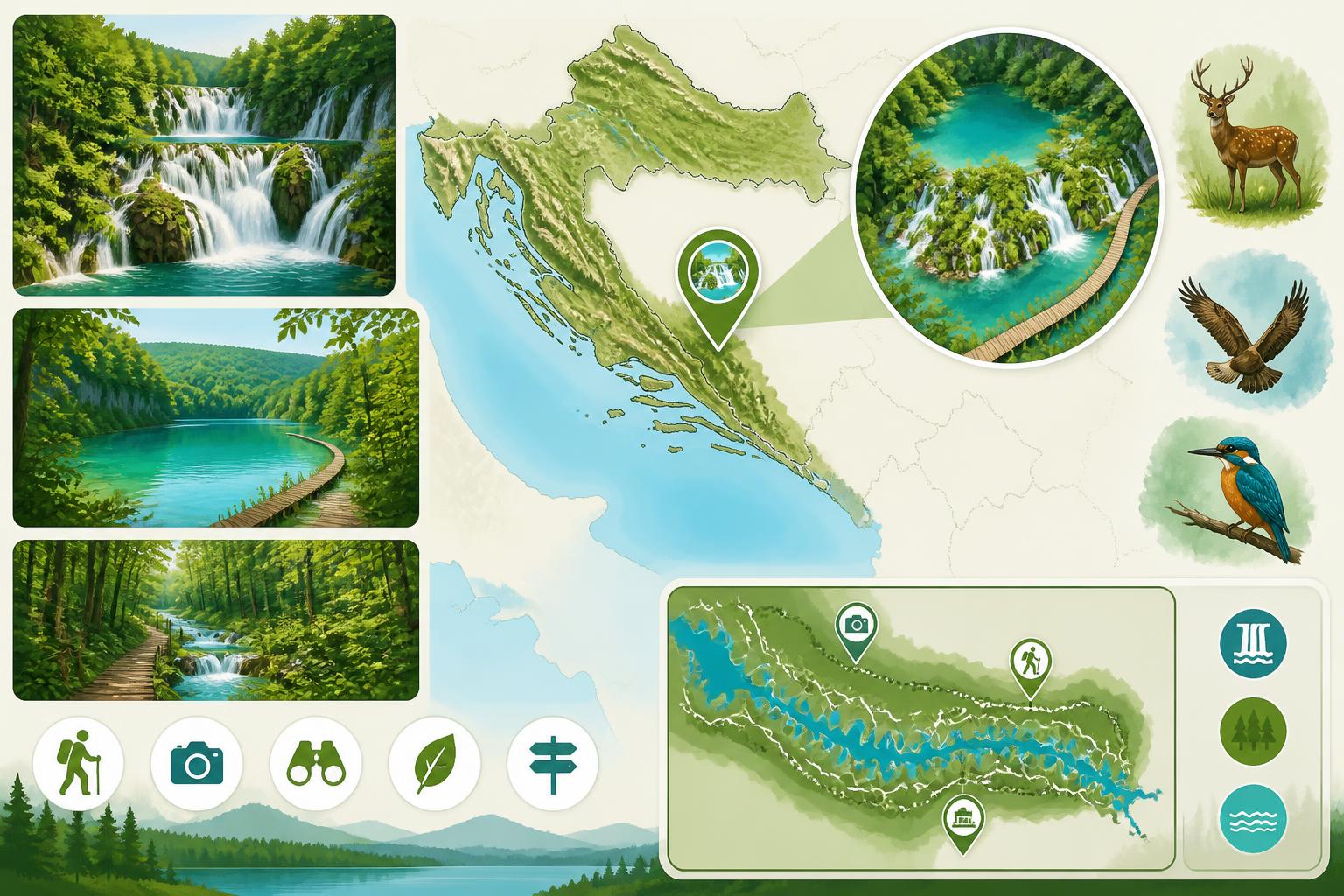 découvrez le parc national de plitvice en croatie, un site naturel exceptionnel avec ses lacs turquoise et cascades magnifiques, idéal pour les amateurs de nature et de randonnées.
