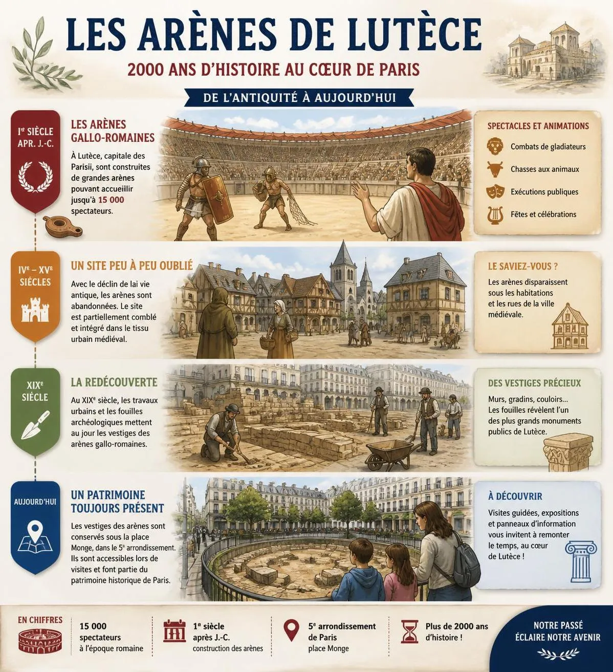 découvrez l'histoire fascinante des arènes de lutèce, site emblématique de paris, et préparez votre visite pour explorer ce vestige gallo-romain au cœur de la capitale.