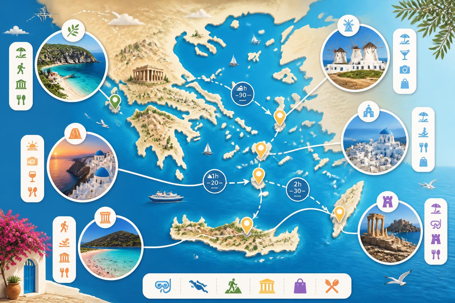 explorez les plus belles îles grecques en 2026 et préparez-vous à vivre des paysages paradisiaques, une culture riche et une aventure inoubliable.