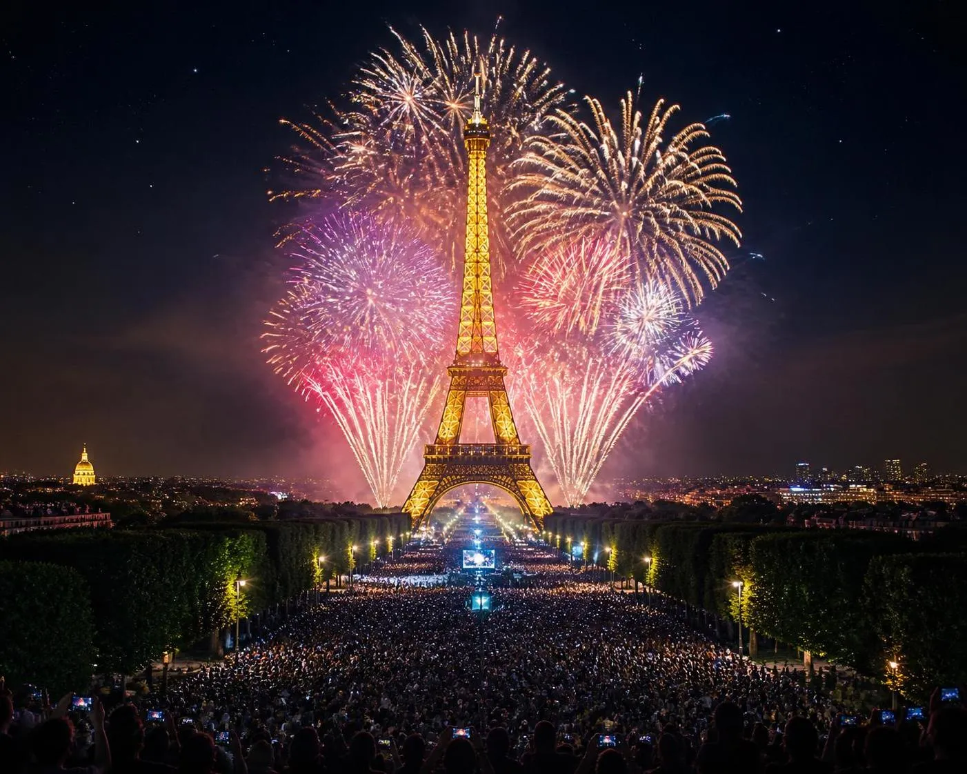 découvrez les feux d'artifice les plus spectaculaires du 14 juillet 2026 à travers toute la france, pour célébrer cette fête nationale en beauté.