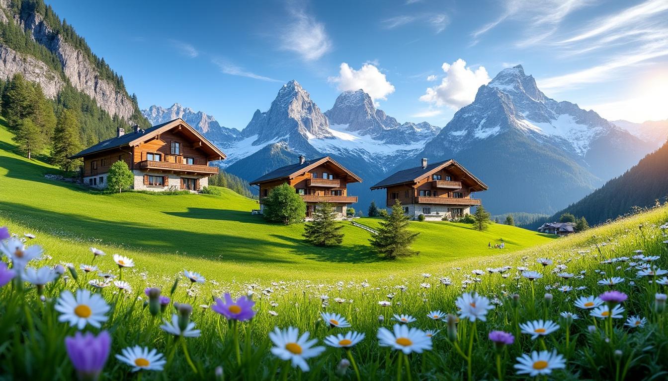 Saint-Jean-du-Falga : Des vacances actives et pleines de découvertes pour les jeunes découvrez le retour des beaux jours dans les alpes suisses avec notre sélection de 3 résidences d'exception pour un séjour inoubliable au cœur des montagnes.
