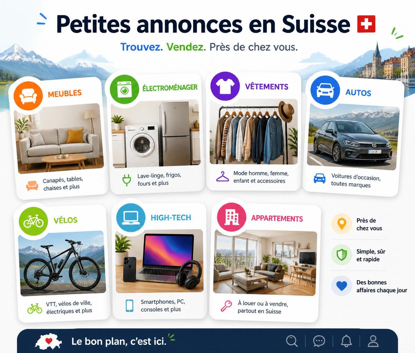découvrez leboncoin suisse, votre plateforme idéale pour trouver un logement et consulter des petites annonces variées en toute simplicité.