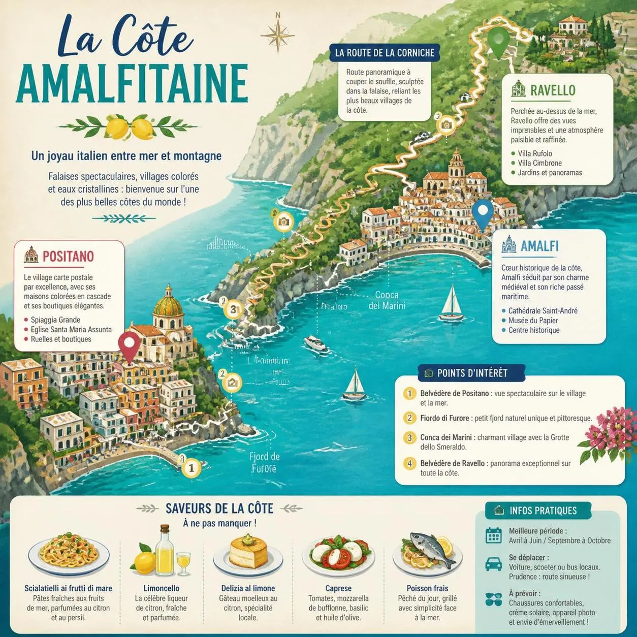 découvrez naples avec notre guide complet : visite de pompéi, escapade sur la côte amalfitaine et exploration des incontournables de la région pour un voyage inoubliable.