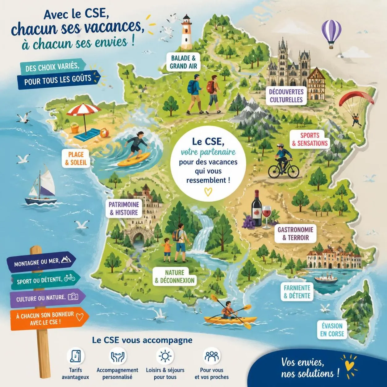 découvrez pourquoi les comités sociaux et économiques (cse) préfèrent accorder des aides individuelles plutôt que des soutiens collectifs pour les vacances, et les avantages de cette approche personnalisée.