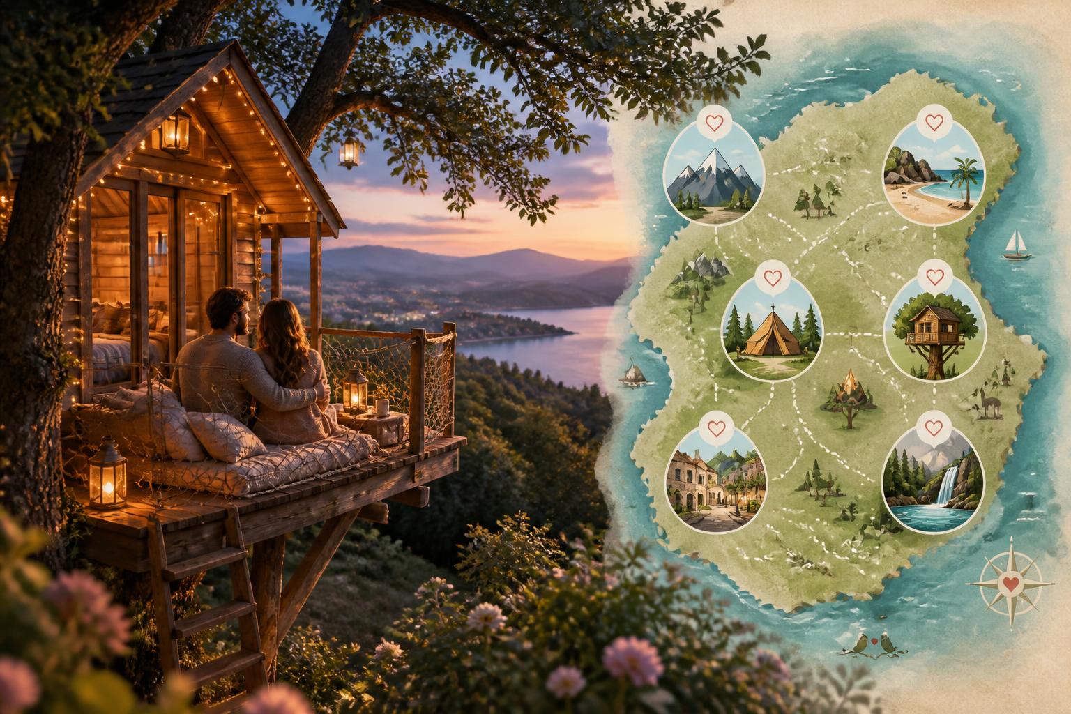 découvrez des idées originales et insolites pour un weekend en amoureux, idéal pour s'évader à deux et vivre des moments uniques et inoubliables.