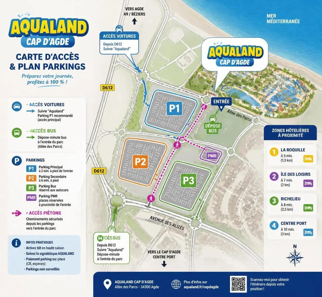 découvrez le guide complet pour visiter aqualand cap d'agde : tarifs des billets, conseils pratiques et astuces pour profiter pleinement du parc aquatique.