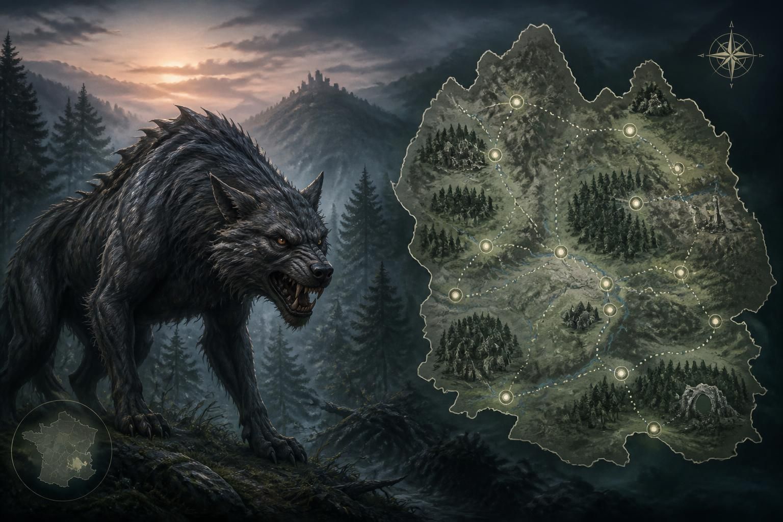Bête du Gévaudan : histoire et lieux à visiter en Lozère découvrez l'histoire fascinante de la bête du gévaudan et explorez les lieux incontournables à visiter en lozère pour revivre cette légende mystérieuse.