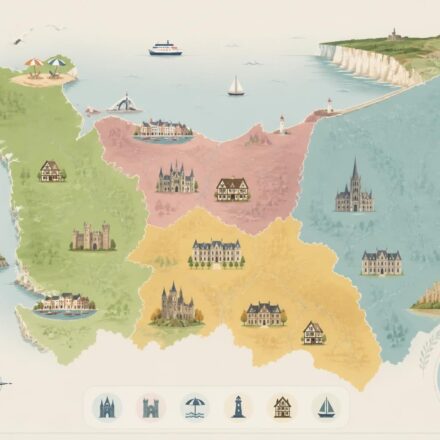 découvrez la carte détaillée de normandie, ses régions, ses magnifiques côtes et les sites incontournables pour bien préparer votre voyage.