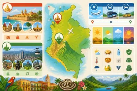 découvrez la colombie à travers un guide voyage complet couvrant carthagène, medellín et bien plus. conseils, incontournables et conseils pratiques pour un séjour inoubliable.