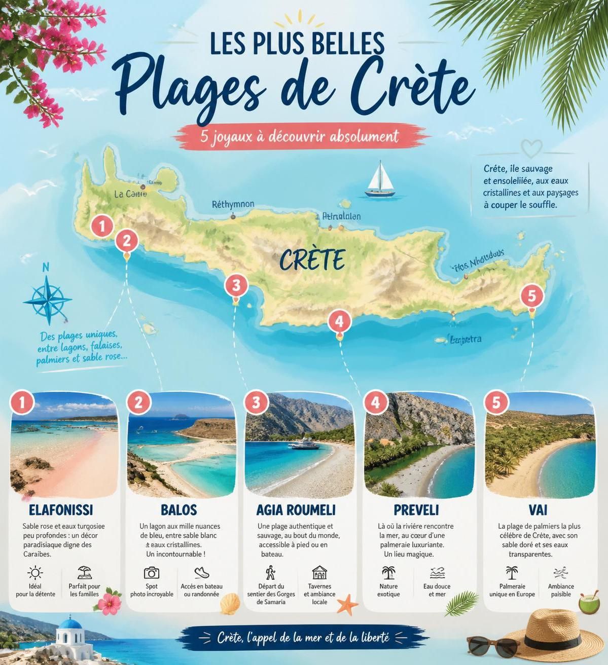 découvrez la crète à travers ses plages paradisiaques, les impressionnantes gorges de samaria et ses sites archéologiques incontournables grâce à notre guide complet.