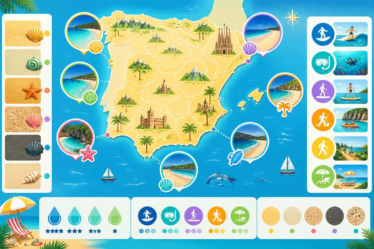 Découvrez les meilleures plages d’Espagne pour vos vacances explorez notre sélection des meilleures plages d'espagne pour des vacances inoubliables au soleil, entre sable fin et eaux cristalines.