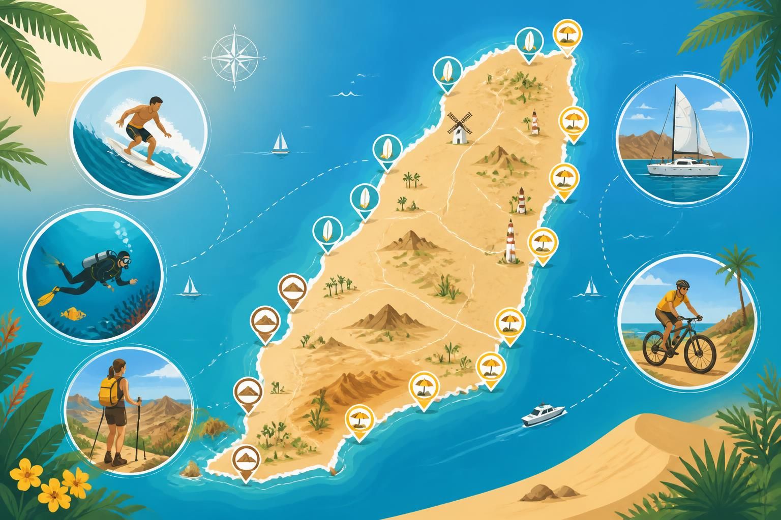 Fuerteventura : guide plages et activités aux Canaries 2026 découvrez le guide complet de fuerteventura en 2026 : plages paradisiaques, activités incontournables et conseils pour profiter pleinement de cette île des canaries.