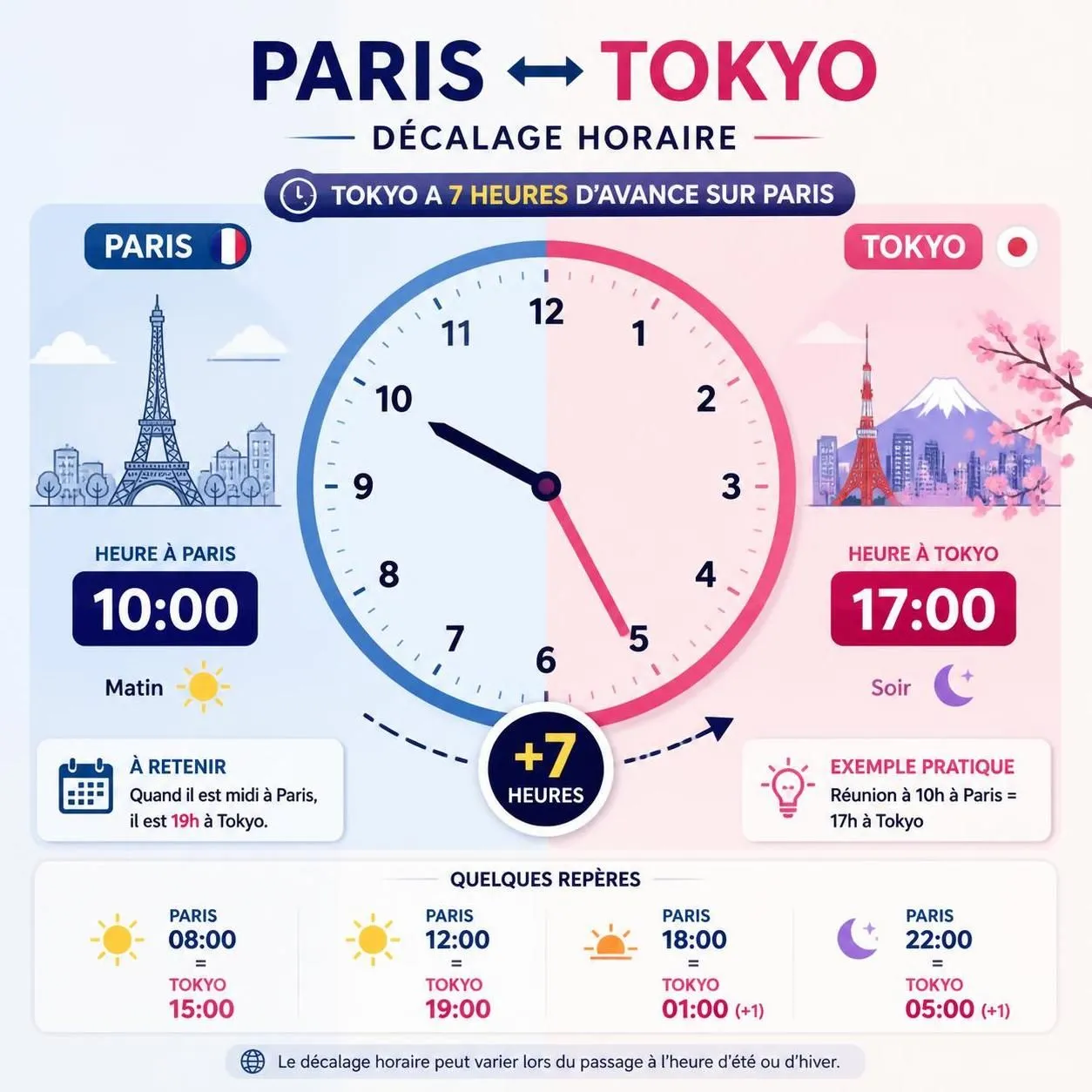 découvrez le décalage horaire entre la france et le japon, et apprenez comment vous adapter efficacement au changement d'heure pour profiter pleinement de votre séjour ou de vos communications.