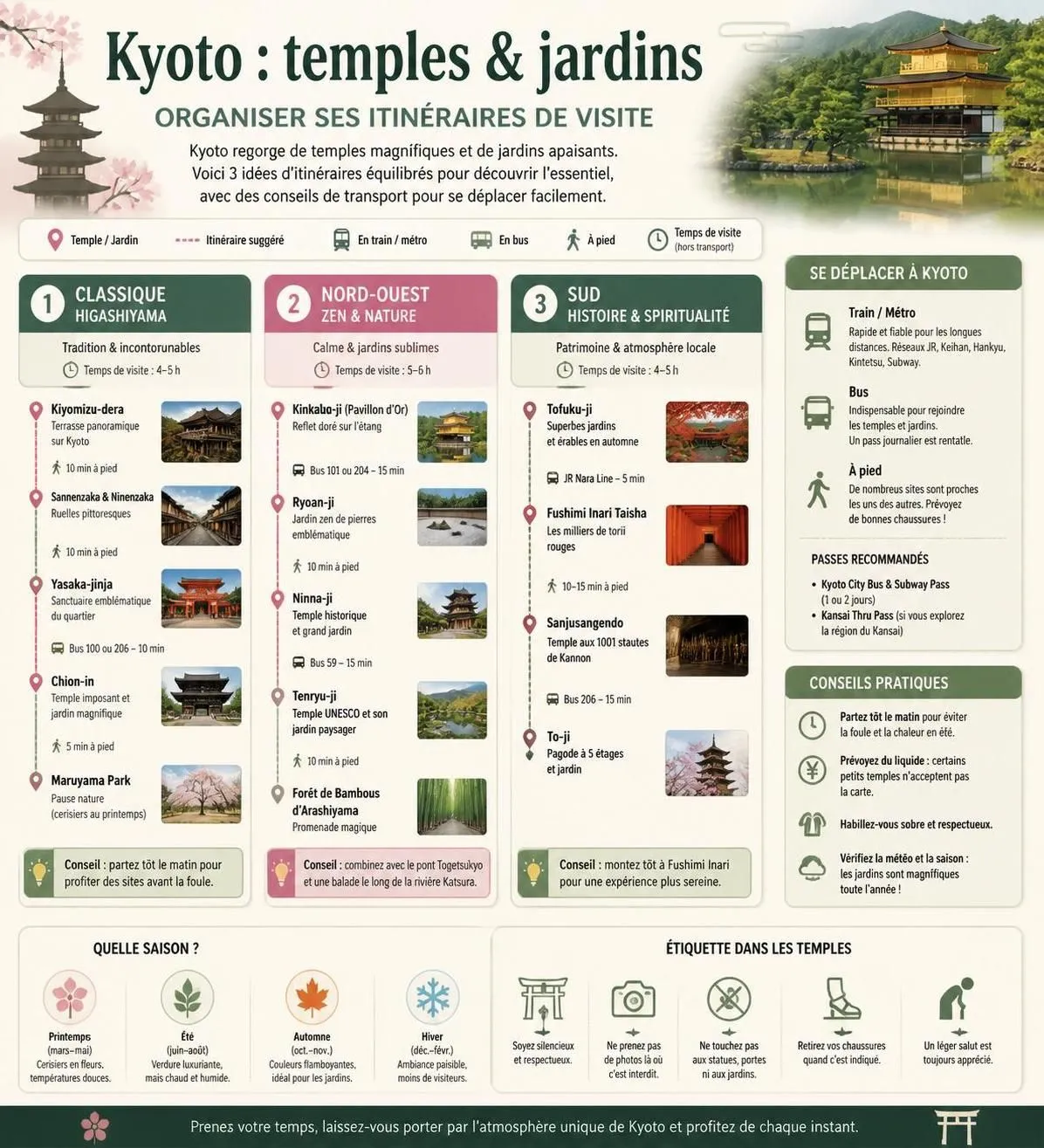 découvrez kyoto en 2026 avec notre guide complet : explorez ses temples emblématiques, ses jardins paisibles et planifiez votre visite parfaite.
