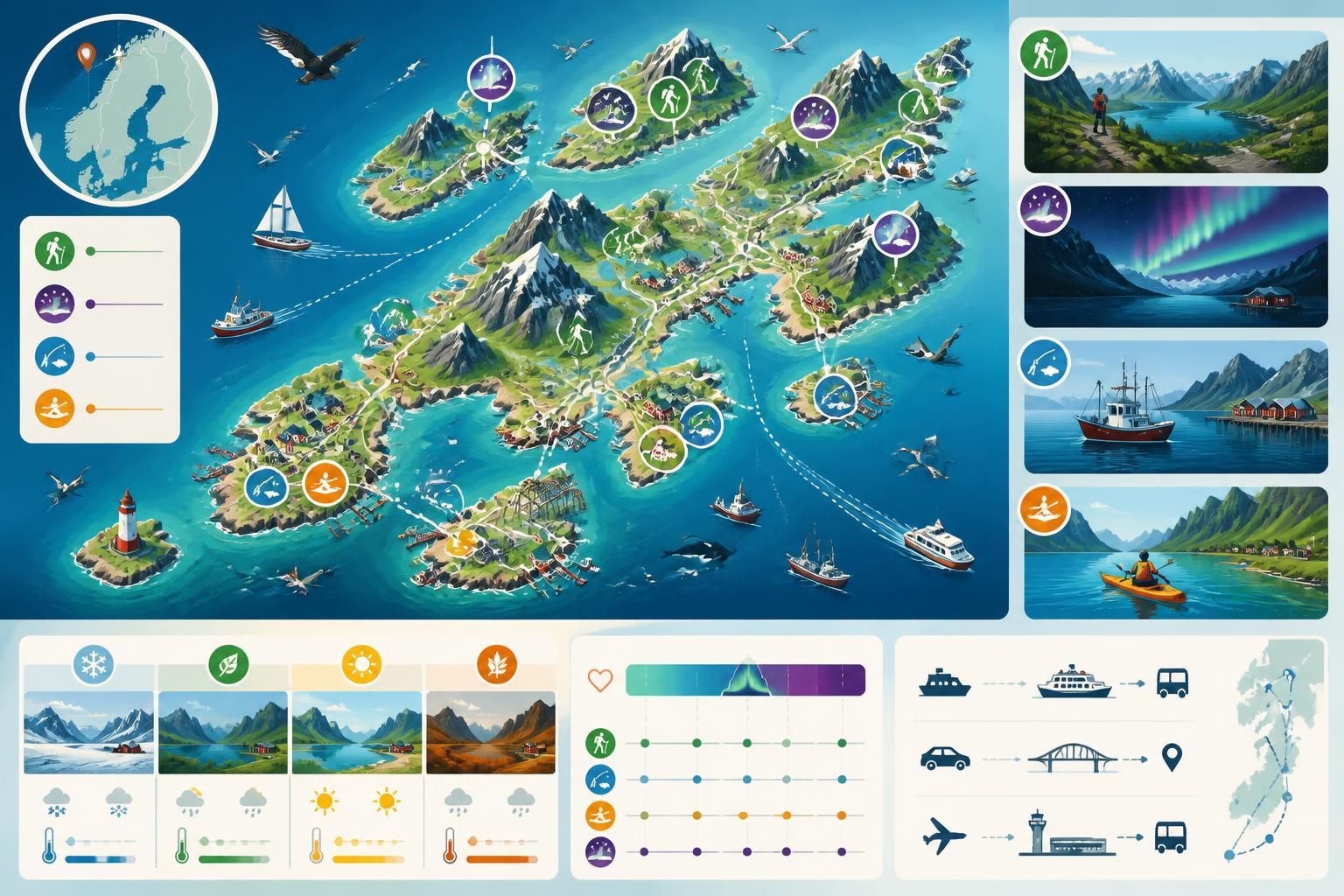 Lofoten : guide voyage aux îles norvégiennes incontournables découvrez notre guide complet des îles lofoten en norvège, avec conseils pratiques, activités incontournables et paysages époustouflants pour un voyage inoubliable.