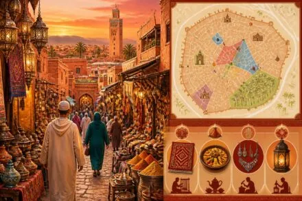 découvrez marrakech à travers notre guide complet de la médina, des souks colorés et des incontournables de la ville rouge pour une expérience authentique et inoubliable.