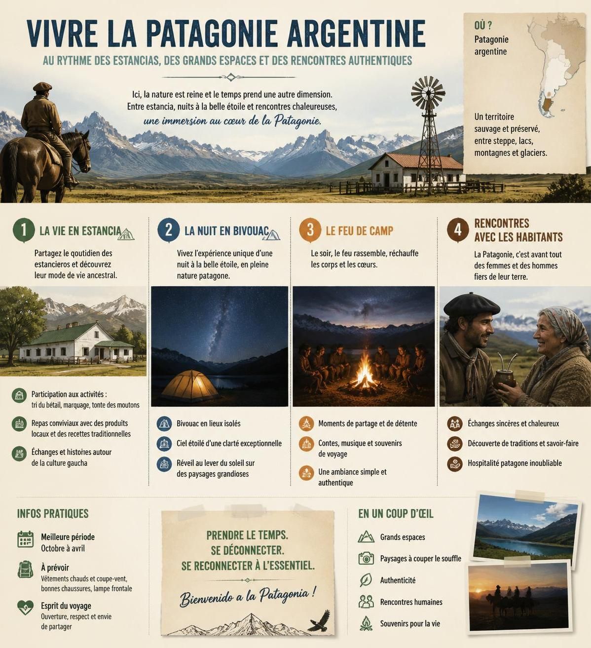 découvrez la patagonie argentine : trek au cœur des glaciers spectaculaires et guide complet pour une aventure inoubliable.