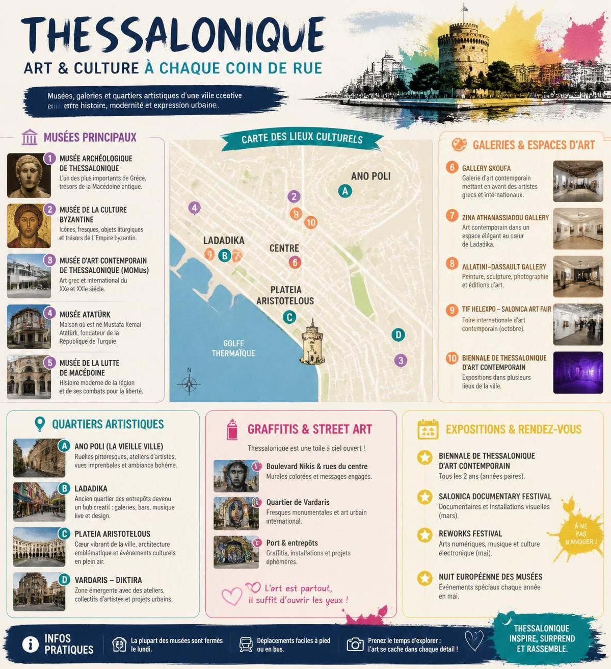 découvrez thessalonique avec notre guide complet : visites incontournables, conseils pratiques et trésors cachés pour un séjour réussi en grèce.
