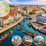 découvrez aveiro, la venise portugaise, ses canaux pittoresques, ses balades en moliceiro, ses charmes uniques et les incontournables à visiter pour un séjour inoubliable.