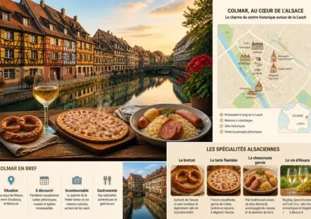 découvrez colmar, ses charmants canaux de la lauch, ses maisons à colombages typiques et la richesse de la gastronomie alsacienne pour une expérience authentique.