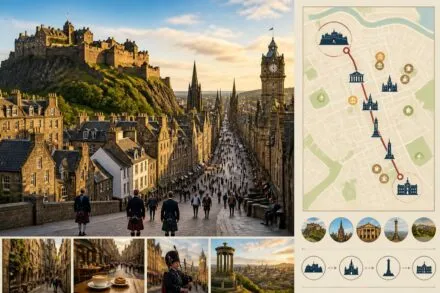 découvrez édimbourg, avec son château emblématique, la célèbre royal mile et vivez un city break inoubliable en écosse alliant histoire, culture et paysages pittoresques.