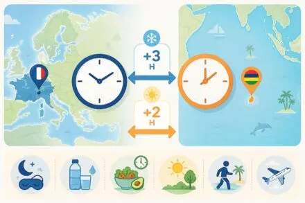 Heure à l’île Maurice : décalage horaire depuis la France et comment s’adapter découvrez l'heure actuelle à l'île maurice, le décalage horaire avec la france, et nos conseils pratiques pour vous adapter facilement lors de votre voyage.