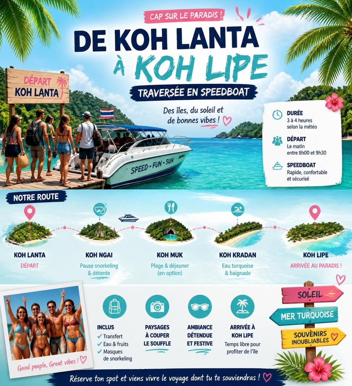 découvrez comment rejoindre koh lipe, la perle de la mer d'andaman en thaïlande, avec nos conseils pratiques pour un voyage inoubliable.