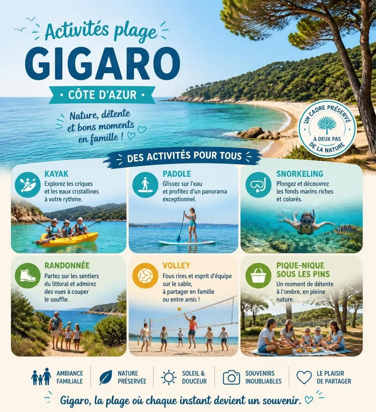 découvrez la croix-valmer et ses plages magnifiques de gigaro et du cap lardier, des incontournables du var pour des vacances inoubliables en bord de mer.