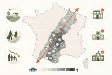 découvrez ce qu'est la diagonale du vide en france, ses caractéristiques principales, et les départements concernés par cette zone peu peuplée.