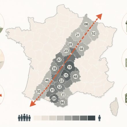 découvrez ce qu'est la diagonale du vide en france, ses caractéristiques principales, et les départements concernés par cette zone peu peuplée.