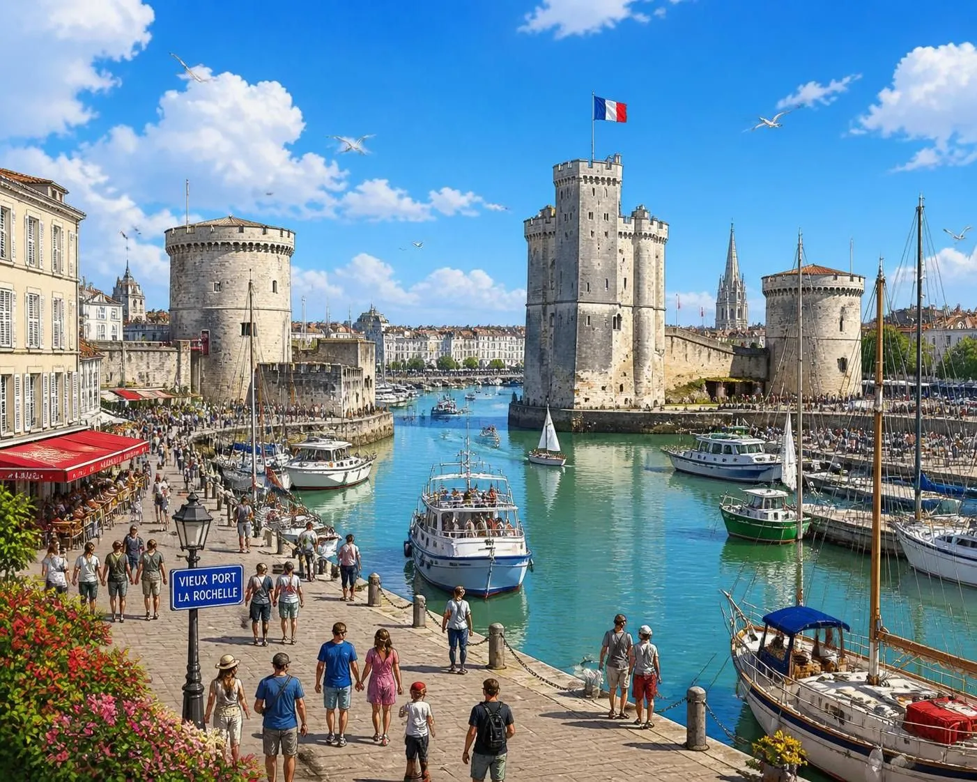 découvrez la rochelle, ses tours médiévales emblématiques, son vieux port pittoresque et les incontournables de la charente-maritime pour un séjour inoubliable entre histoire et charme côtier.