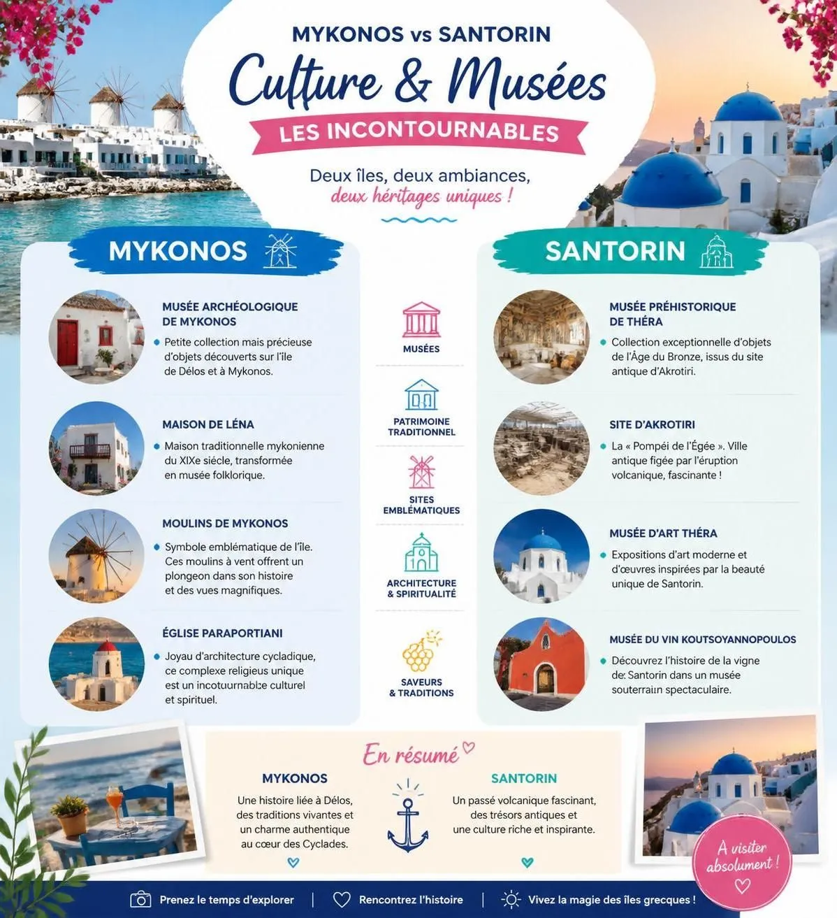 découvrez comment choisir entre santorin et mykonos, deux îles grecques emblématiques, en explorant leurs charmes uniques, activités incontournables et ambiances distinctes pour préparer votre voyage idéal.