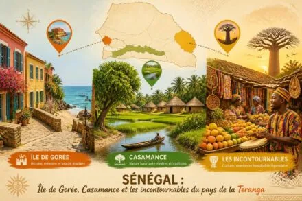 Sénégal : île de Gorée, Casamance et les incontournables du pays de la Teranga découvrez le sénégal à travers l'île de gorée, la région pittoresque de casamance et les sites incontournables du pays de la teranga, pour un voyage riche en culture, histoire et paysages exceptionnels.