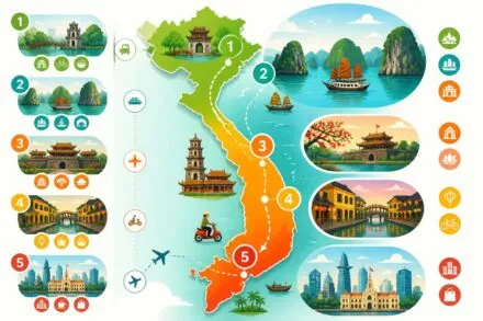 Vietnam en 2 semaines : itinéraire du Nord au Sud pour un premier voyage réussi découvrez un itinéraire complet de 2 semaines au vietnam, du nord au sud, idéal pour un premier voyage réussi alliant culture, paysages et aventures inoubliables.