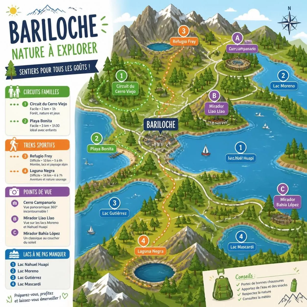 découvrez bariloche, joyau de la patagonie argentine, avec ses lacs andins magnifiques, son chocolat artisanal renommé et ses sentiers de randonnée spectaculaires.