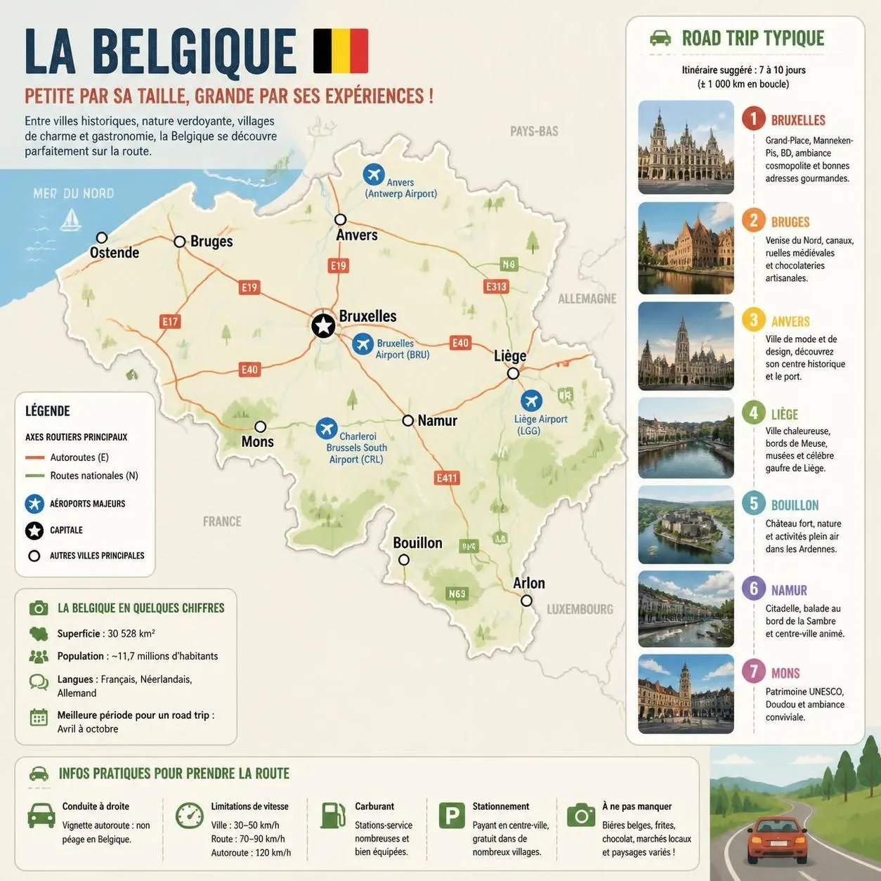 découvrez la carte de la belgique avec ses provinces, villes principales et lieux incontournables à visiter. explorez les richesses culturelles et géographiques du pays.