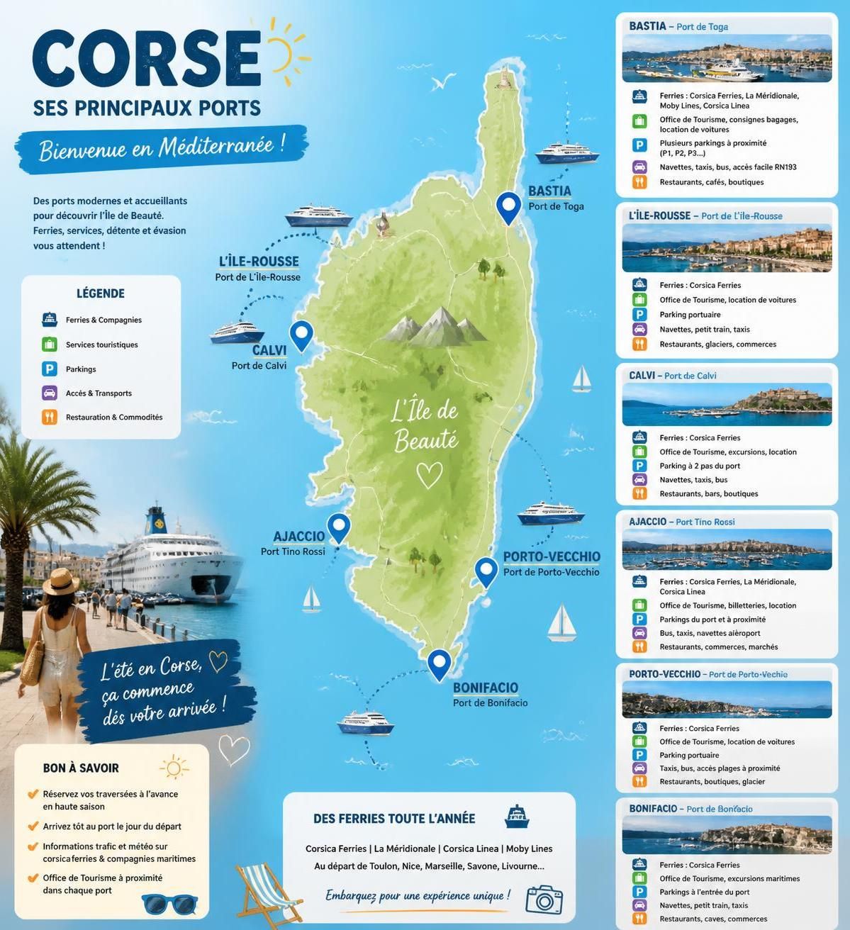découvrez notre carte détaillée de la corse avec ses régions, routes et itinéraires pour bien préparer votre séjour et profiter pleinement de cette île magnifique.
